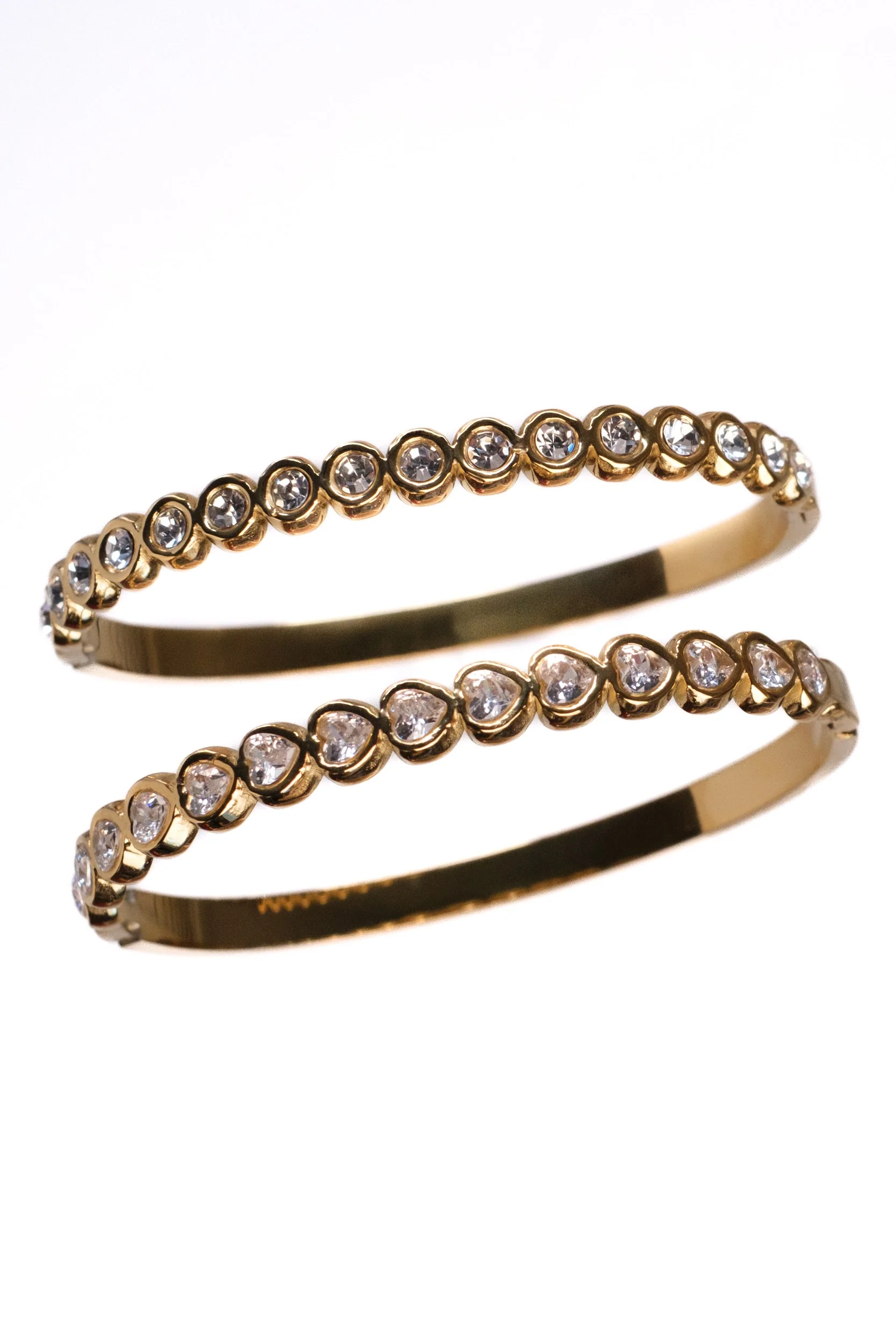 Cupid's Crush Bangle Duo 316L Stainless Steel