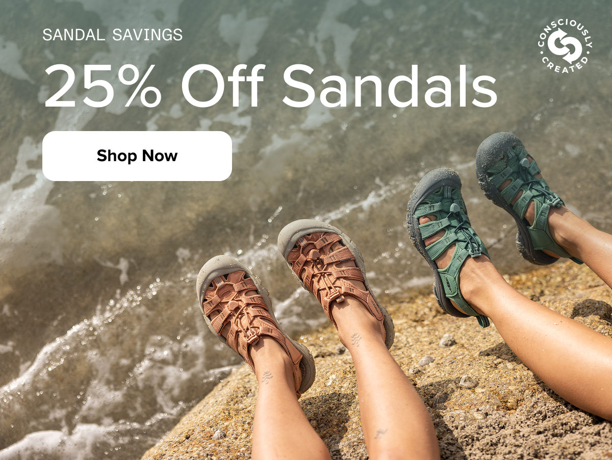 25% Off Select Sandals