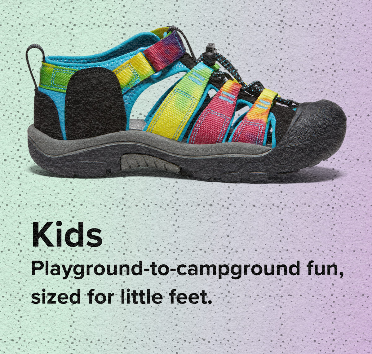 Kids - playground-to-campground fun, sized for little feet