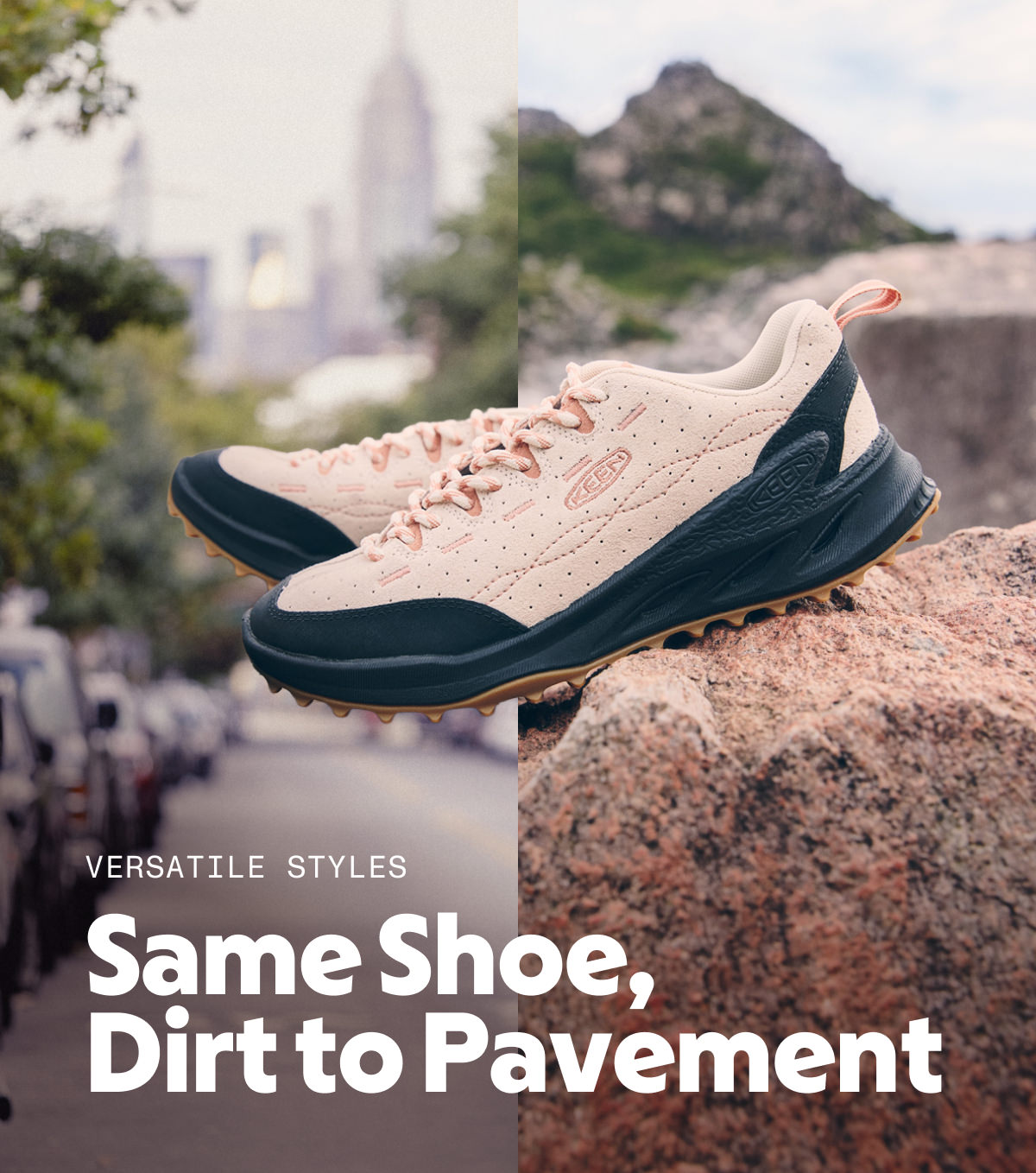 Same Shoe, Dirt to Pavement