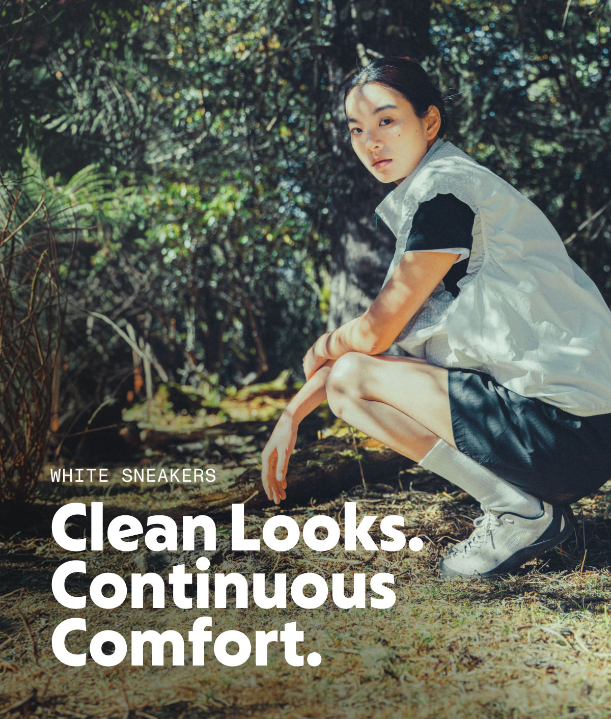 White Sneakers: Clean Looks. Continuous Comfort.