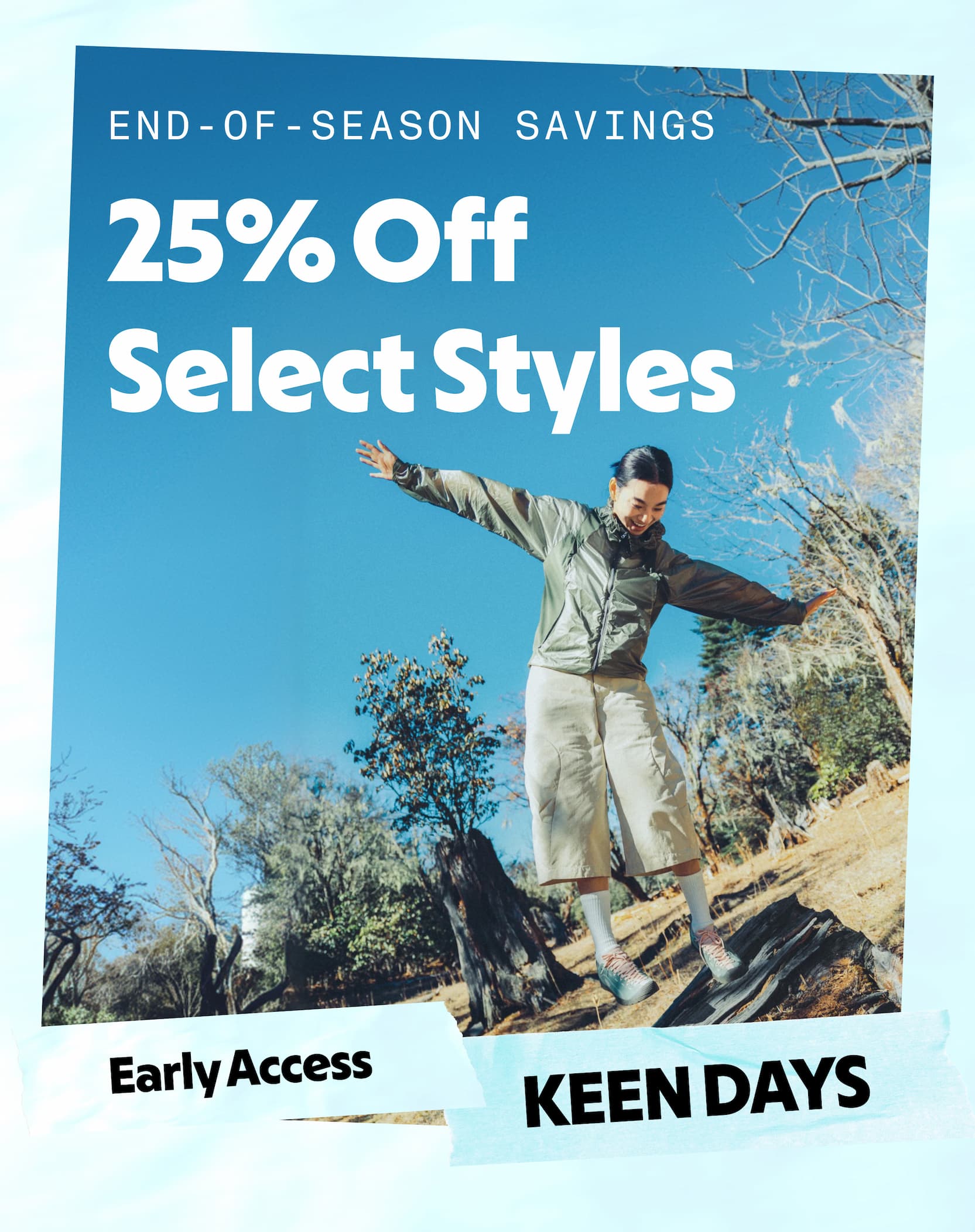 25% Off Select Styles