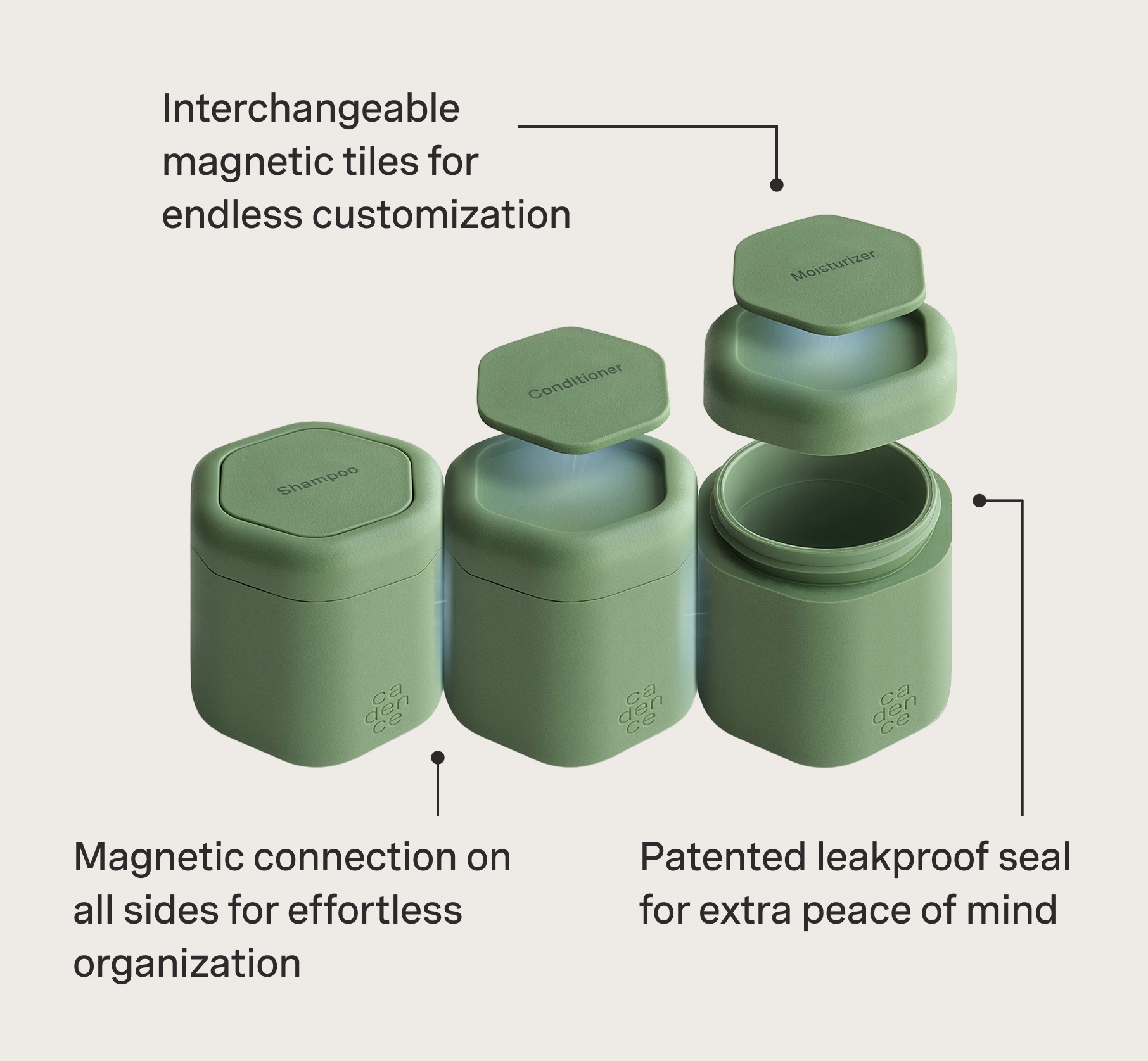 callouts to the benefits of the parcel system 