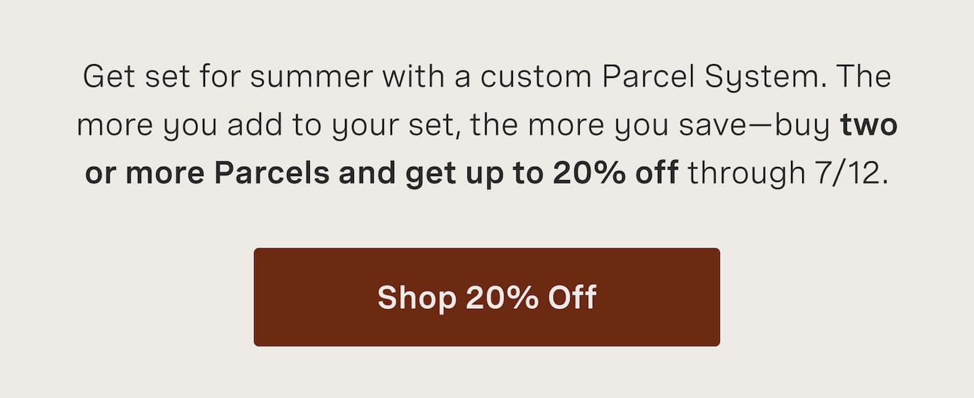 shop the parcel sale