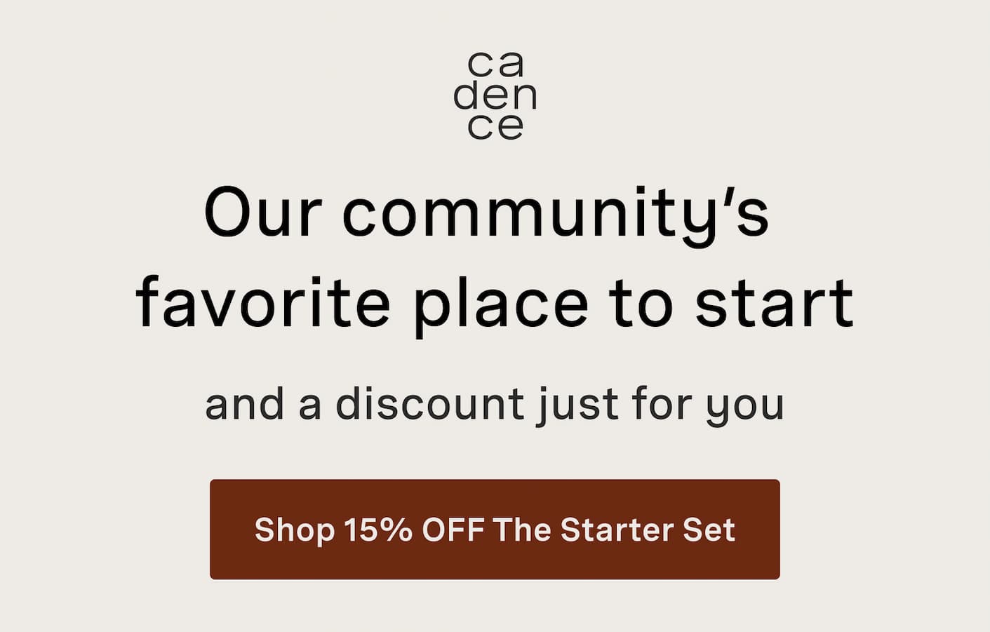 Shop the starter set