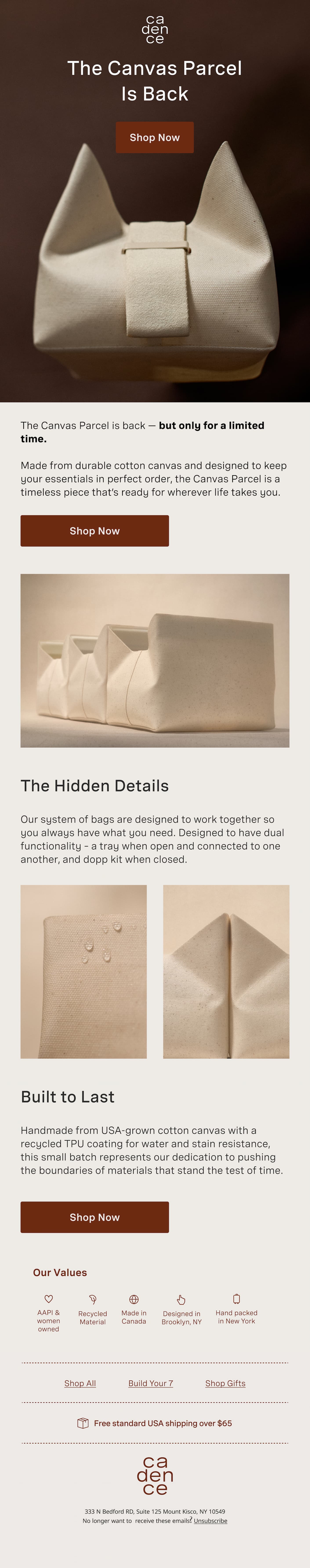 Shop the Canvas Parcel