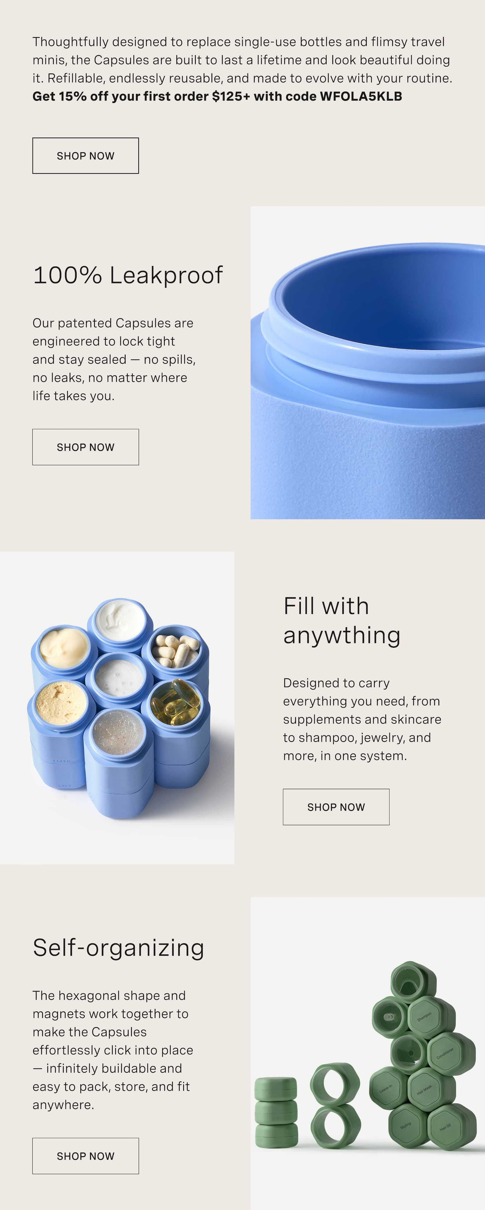 shop the capsules