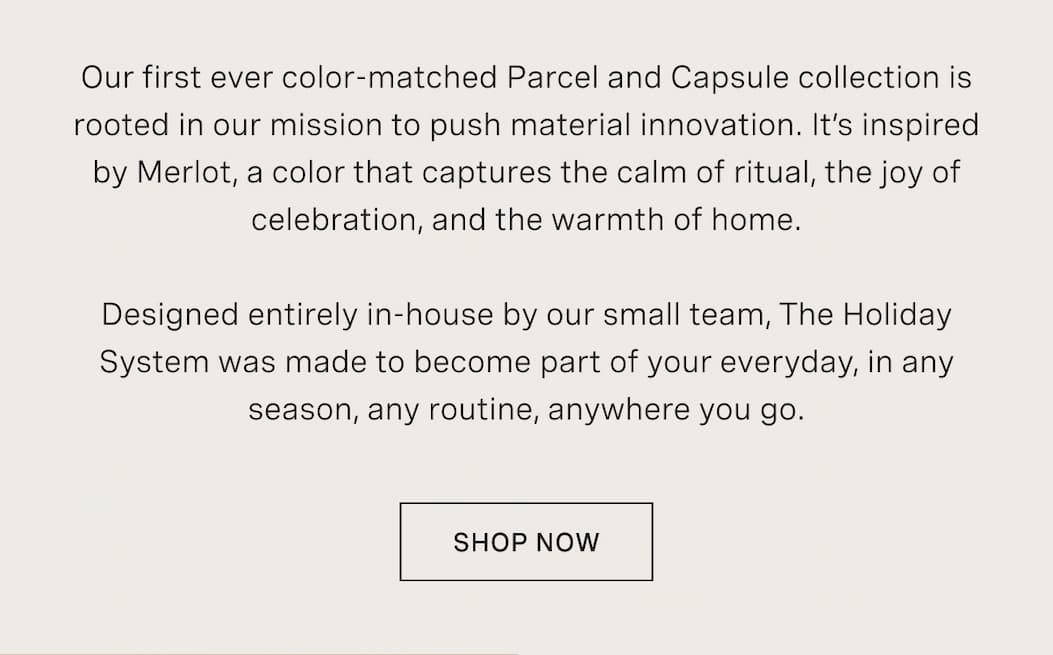 Shop the Holiday System
