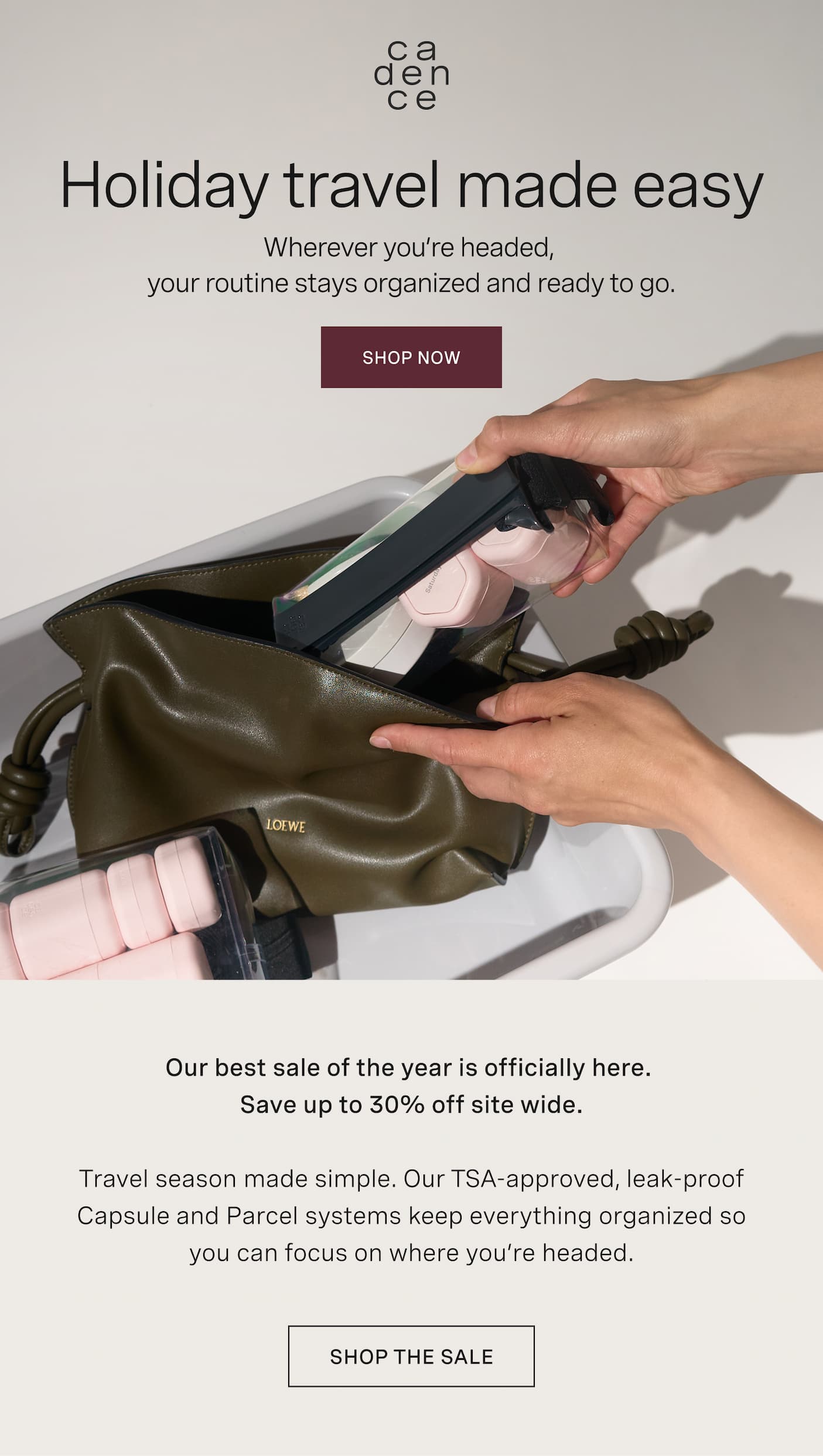 Shop holiday travel