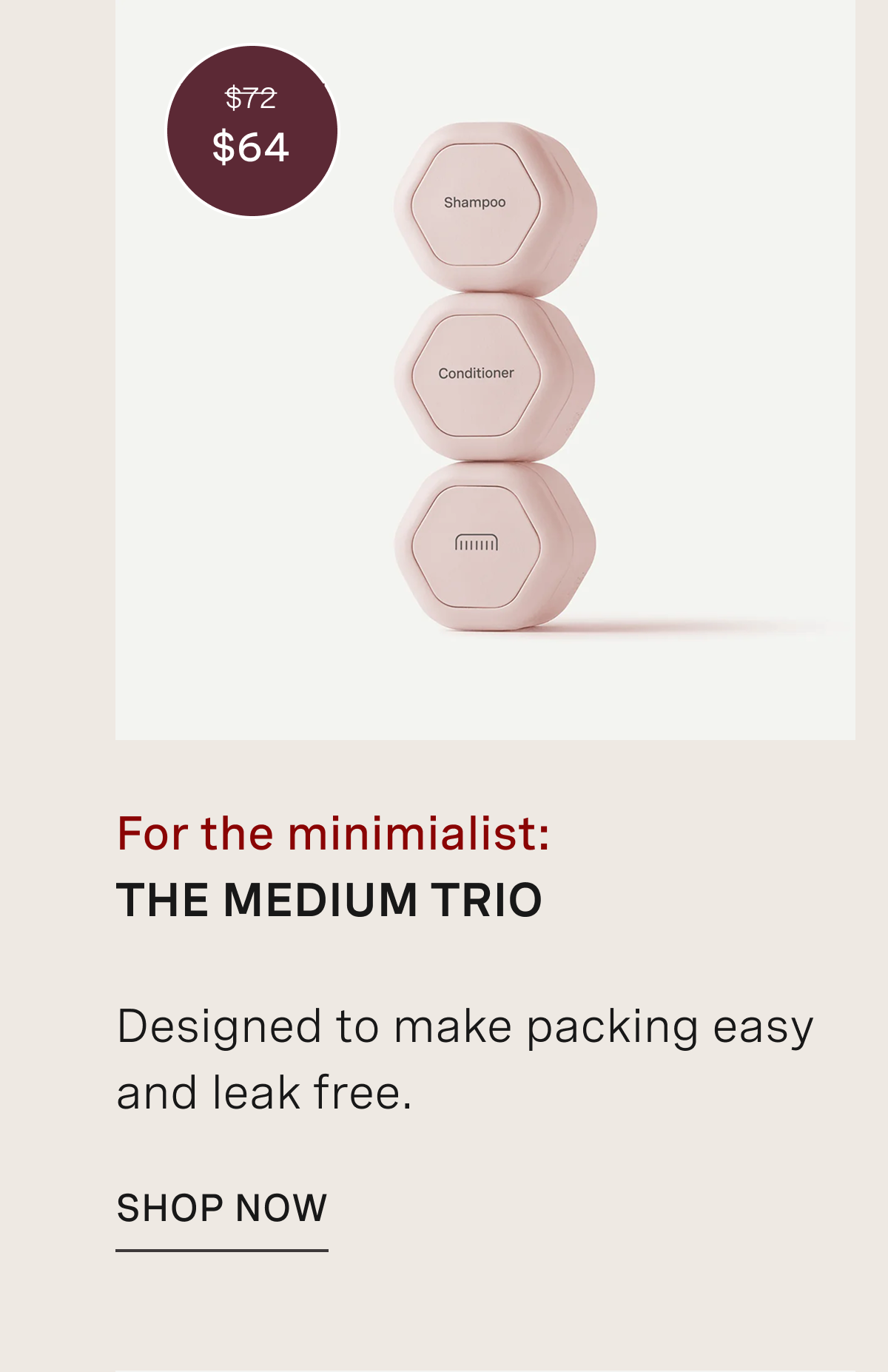 Shop the Medium Trio
