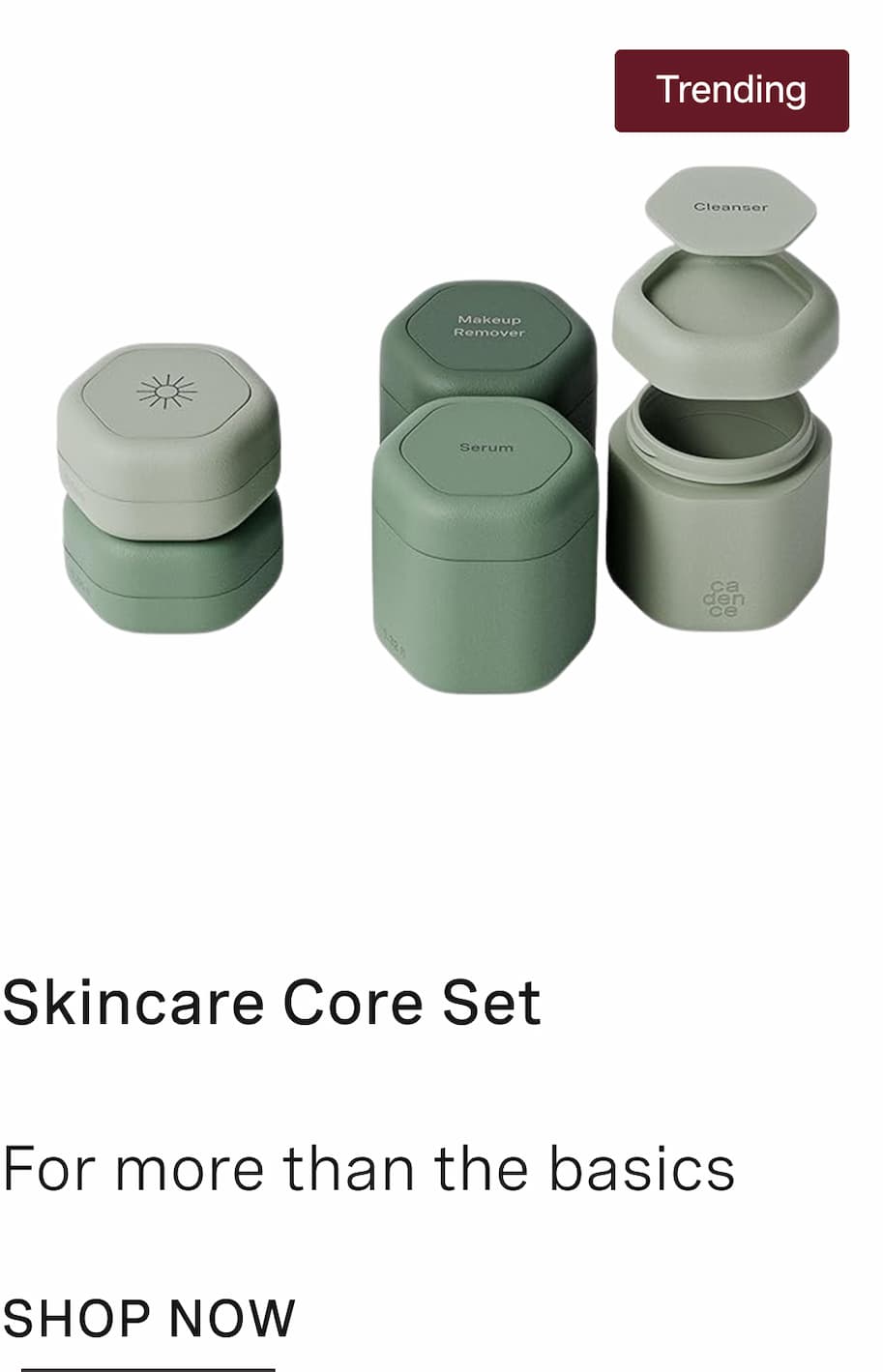 Click to shop Skincare Core Set