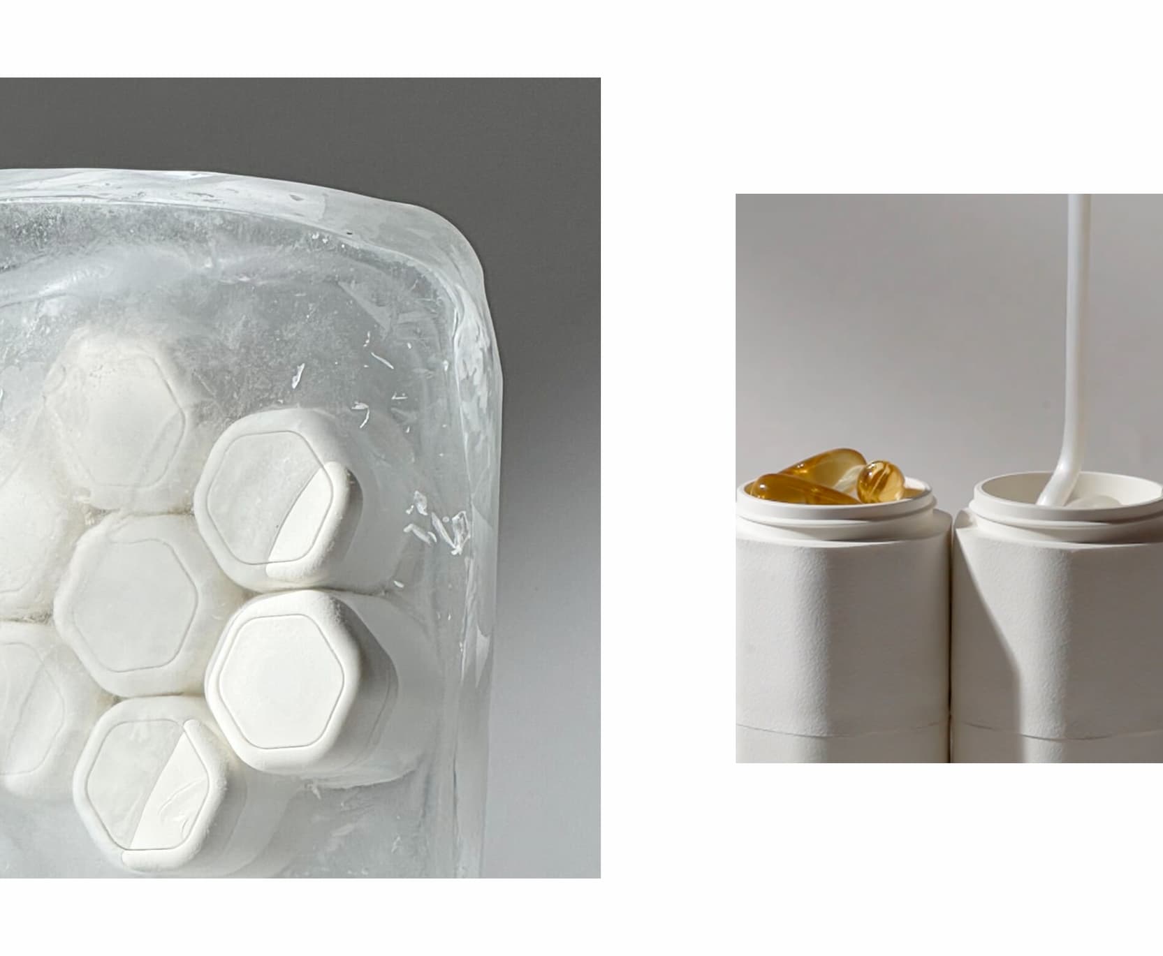 Click to shop Color Experiment 04 - Snow. Images of Snow Capsules