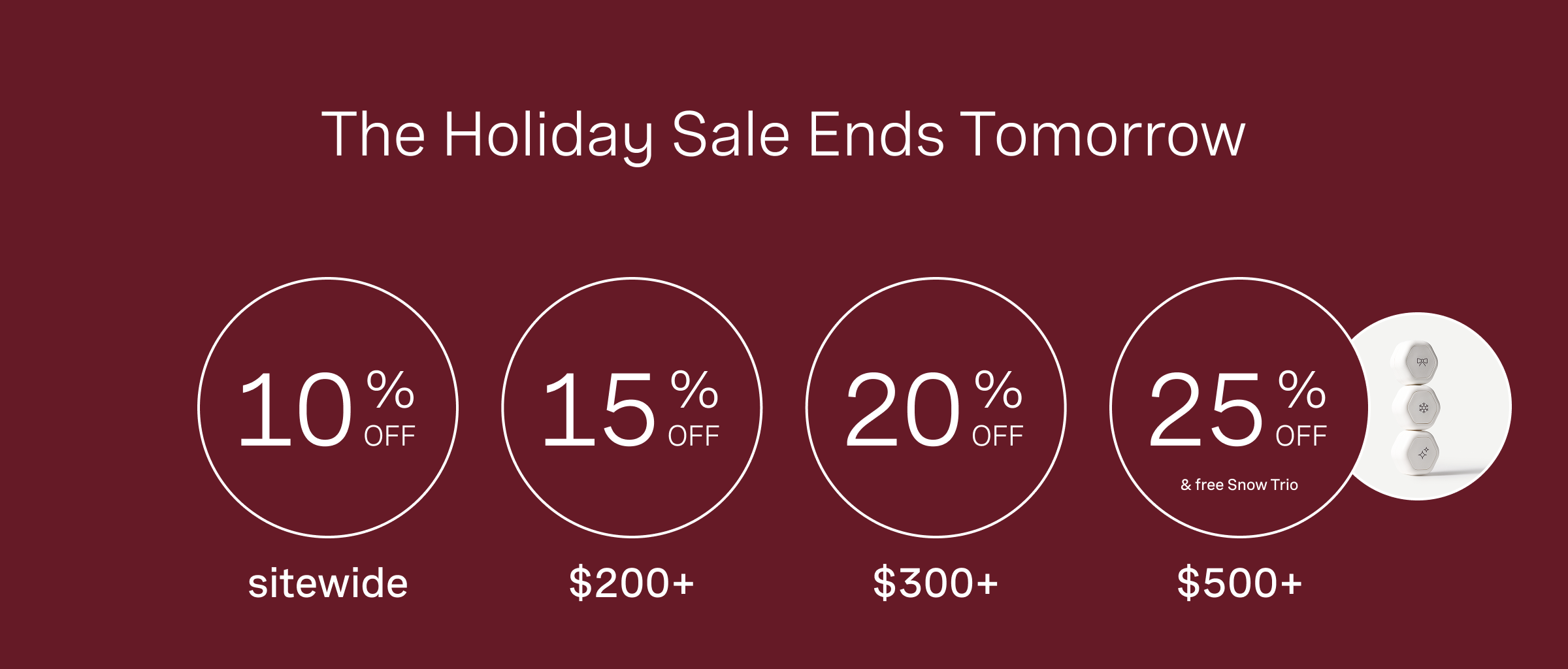 Click to shop the Cadence Holiday Sale through 12/31