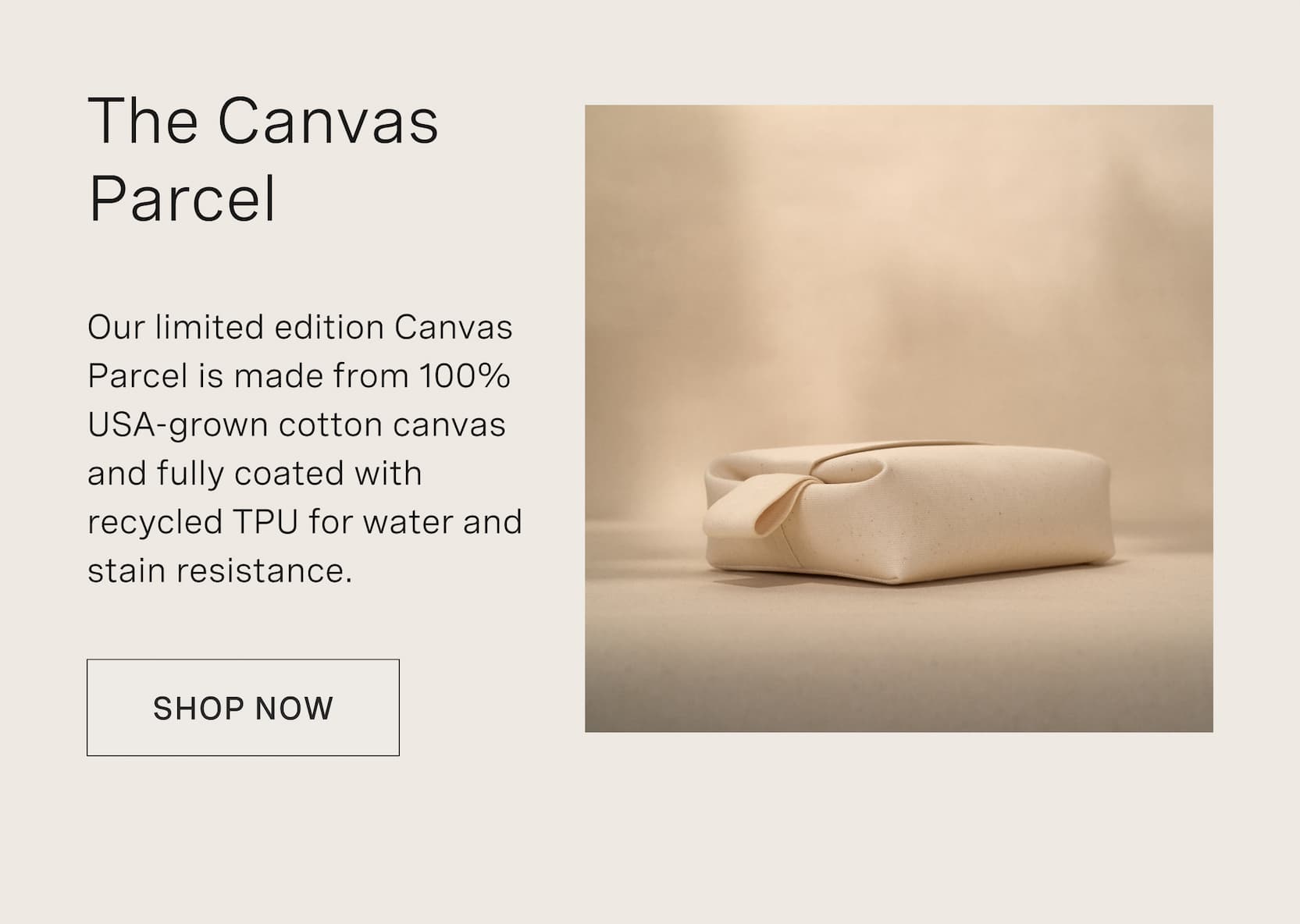 Click to shop The Canvas Parcel.