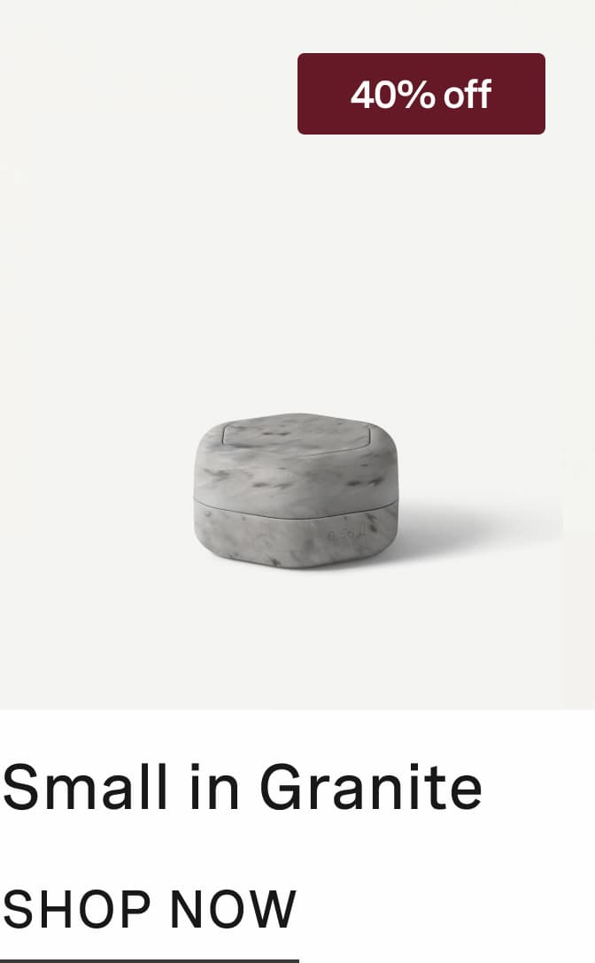 Click to shop Small Capsule in Granite
