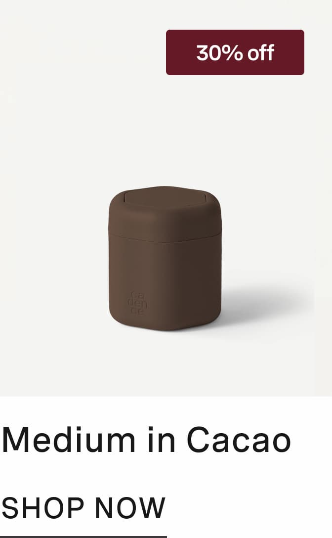 Click to shop Medium Capsule in Cacao. 