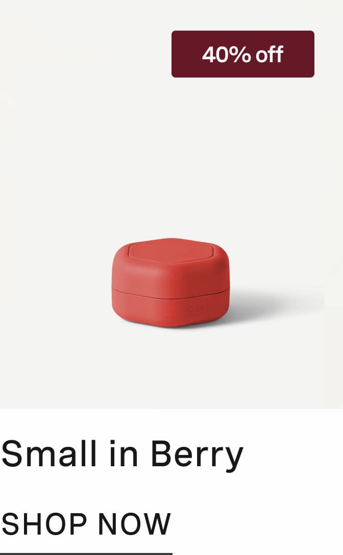 Click to shop Small Capsule in Berry