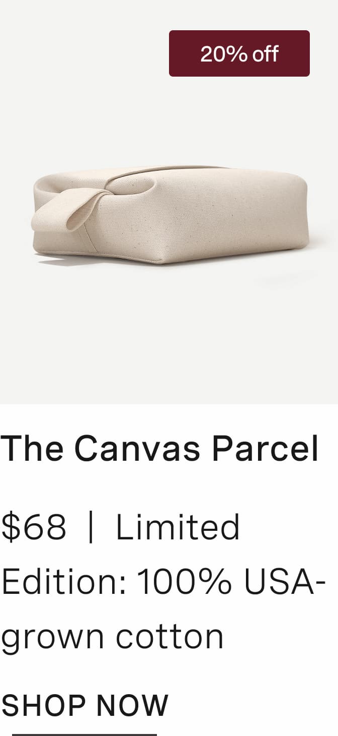 Click to shop The Canvas Parcel