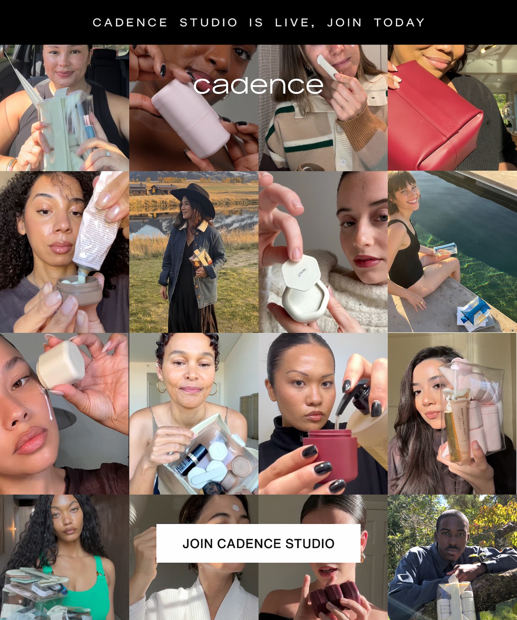 Click to join the Cadence Studio loyalty program. Images of our community of people using Cadence.