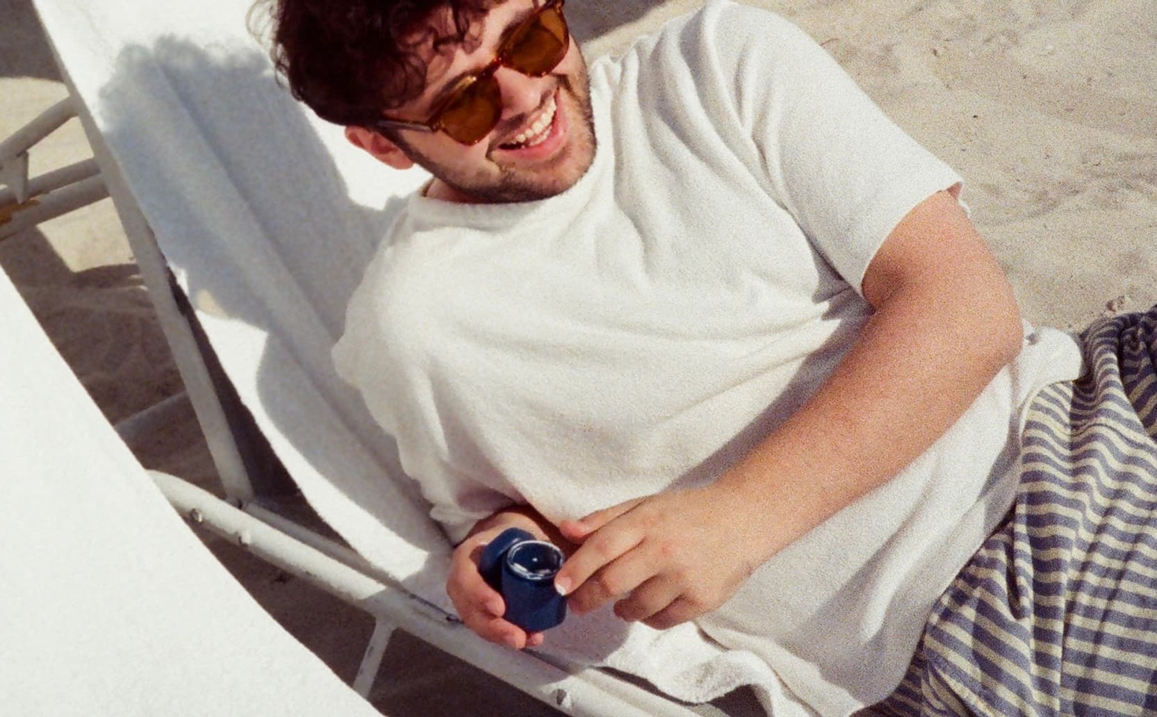 Click to shop Cadence. Image of man with a Capsule.