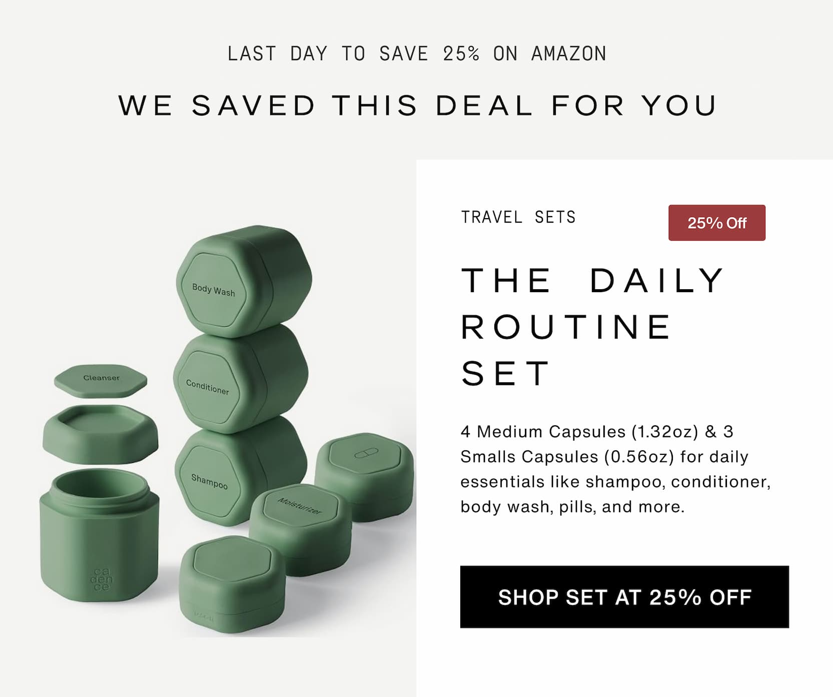 Click to shop The Daily Routine Sets. We saved this deal for you.