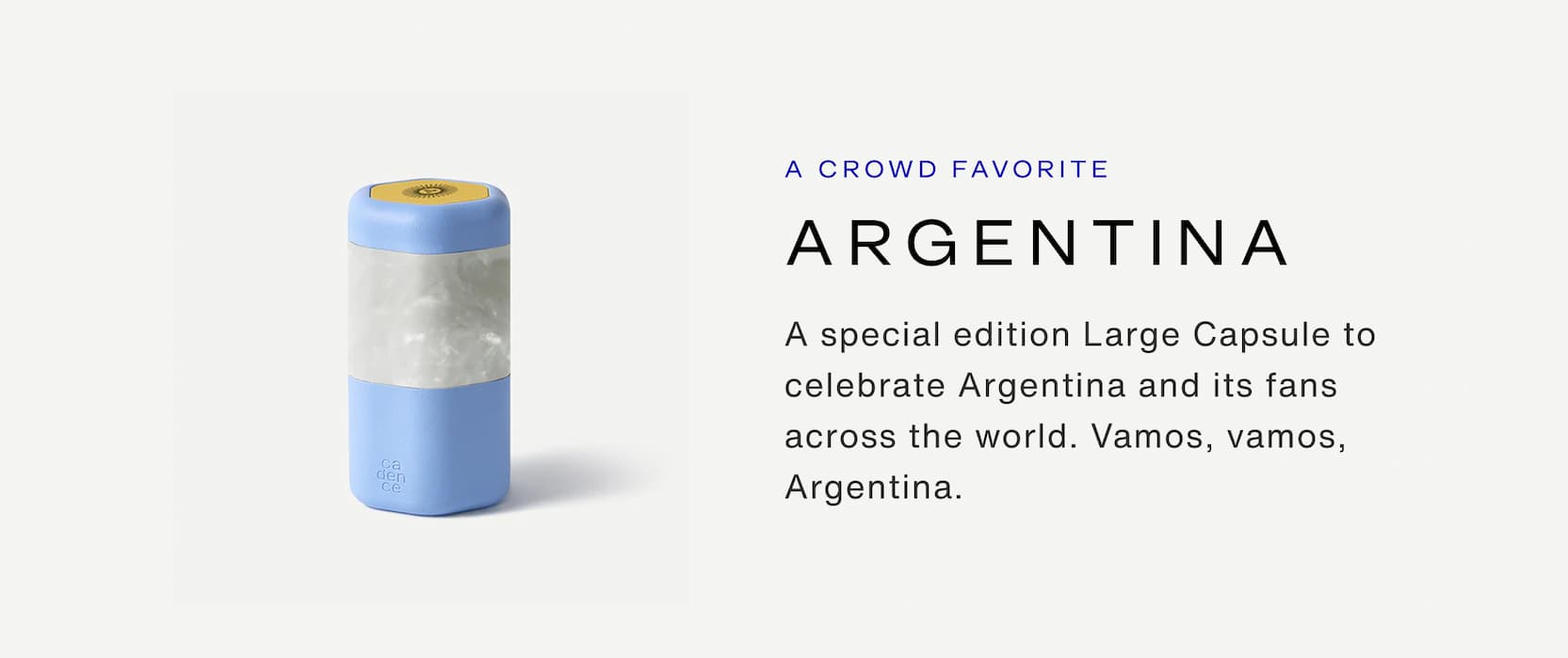 Click to shop The World Cup Capsule: Argentina