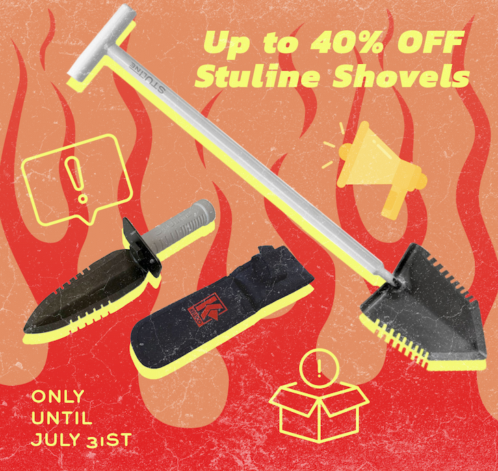 Up to 40% off stuline shovels 