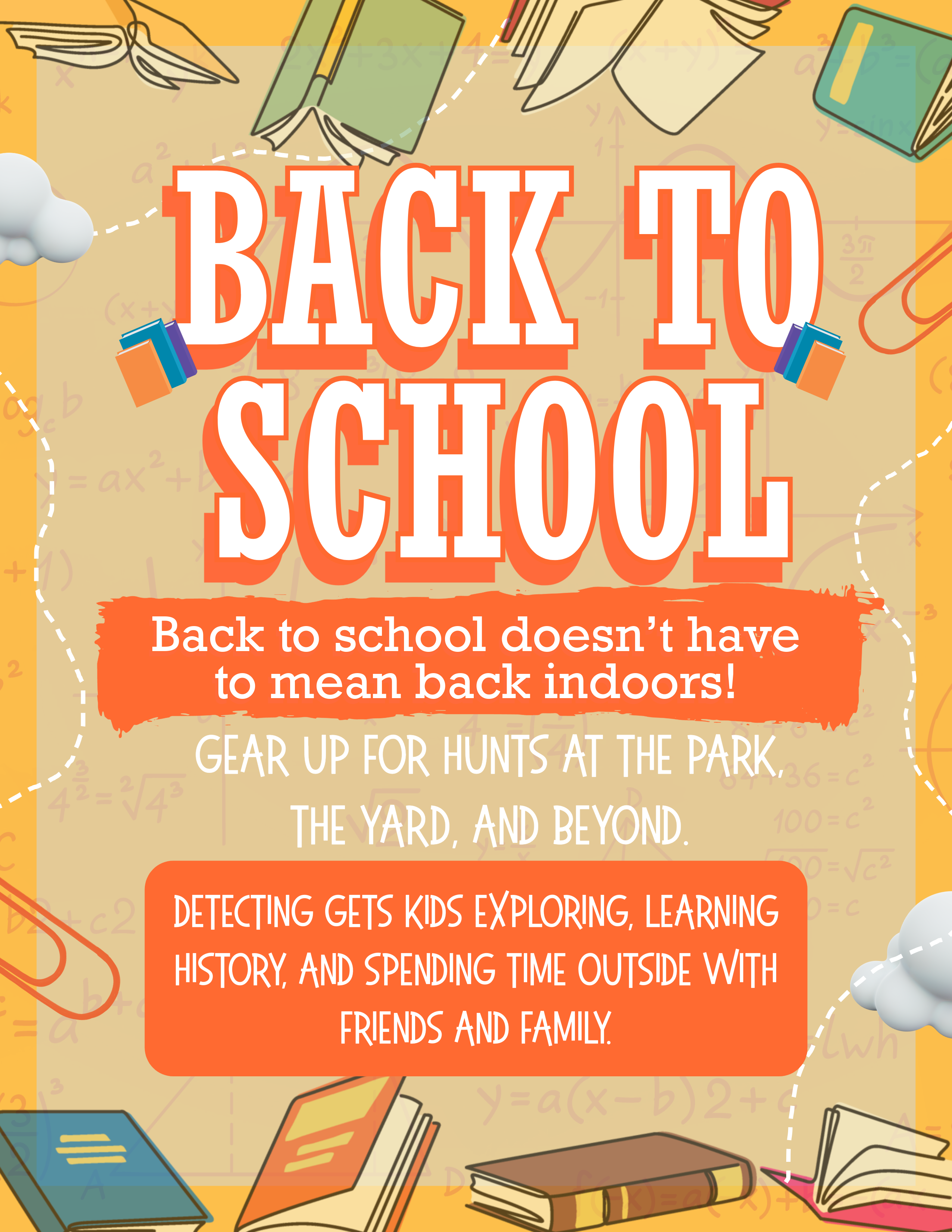 Back to school doesn't have to mean back indoors! 