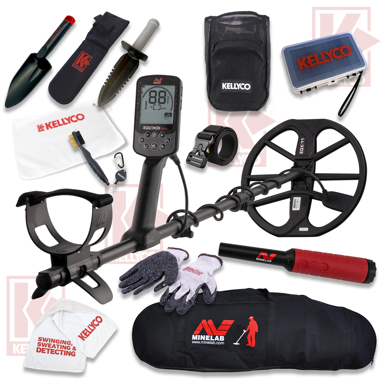Image of Minelab Equinox 900 Metal Detector Ultimate Bundle