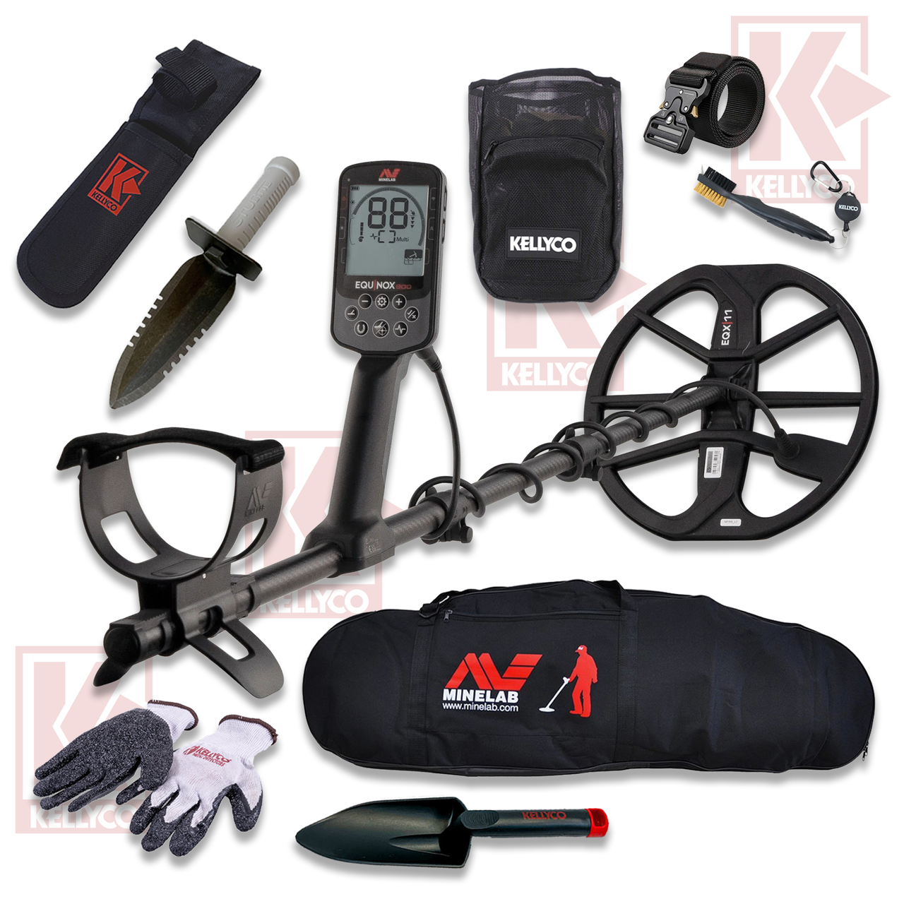 Image of Minelab Equinox 900 Metal Detector Basic Bundle