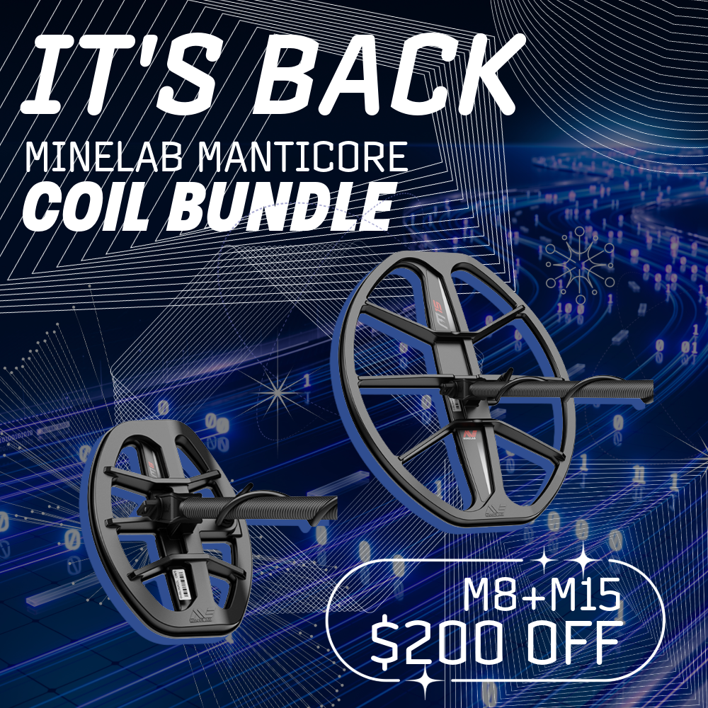 Its Back! Minelab Manticore coil bundle, Save $200