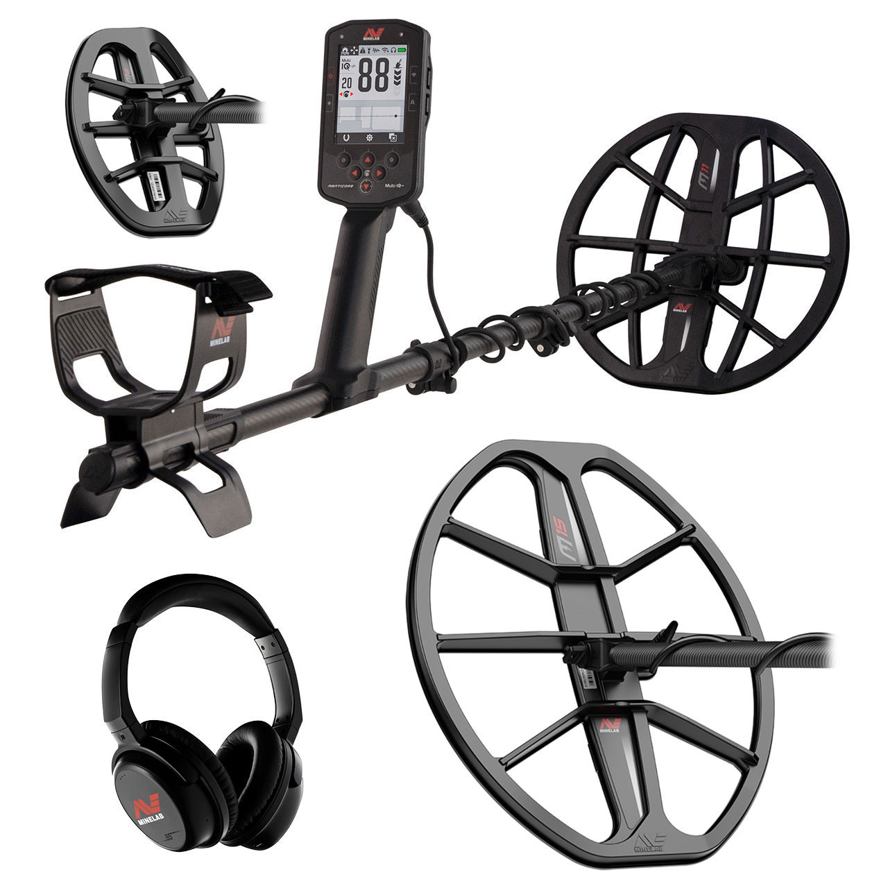 Image of Minelab Manticore Metal Detector Coil Bundle M8 M11 M15