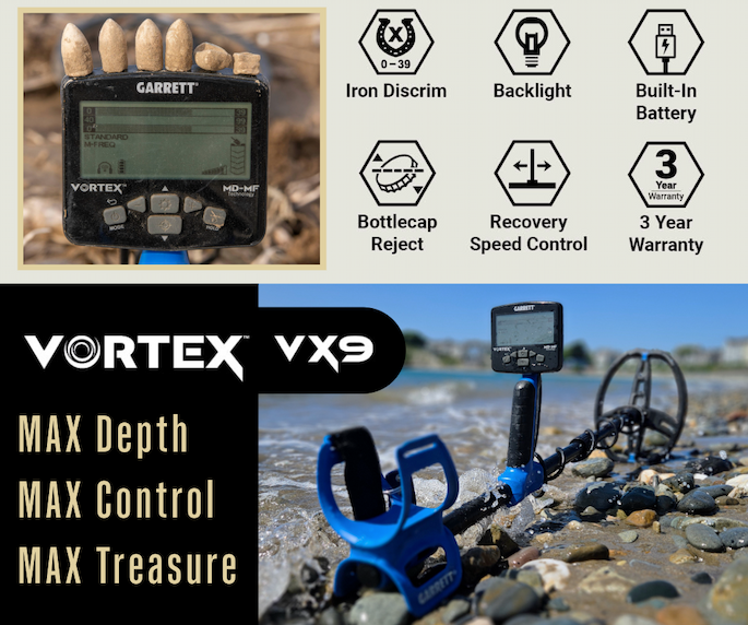 Vortex VX9. Max depth, max control, max treasure.