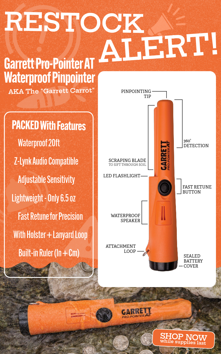 Restock alert! Garrett Pro-Pointer AT packed with features! 