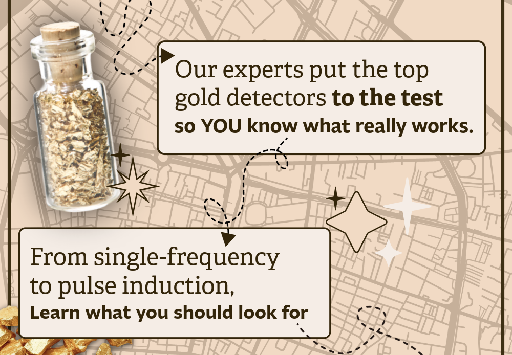 Our experts put the top gold detectors to the test