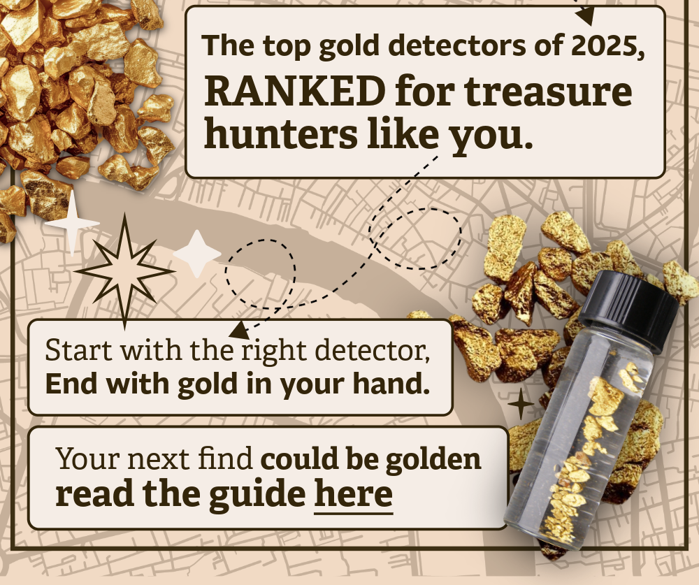 Start with the right detector, end with gold in your hand. Read the Guide now!
