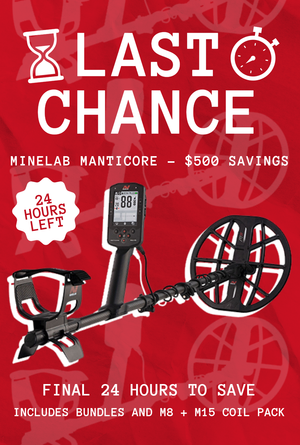 final 24 hours to save $500 on the manticore! 