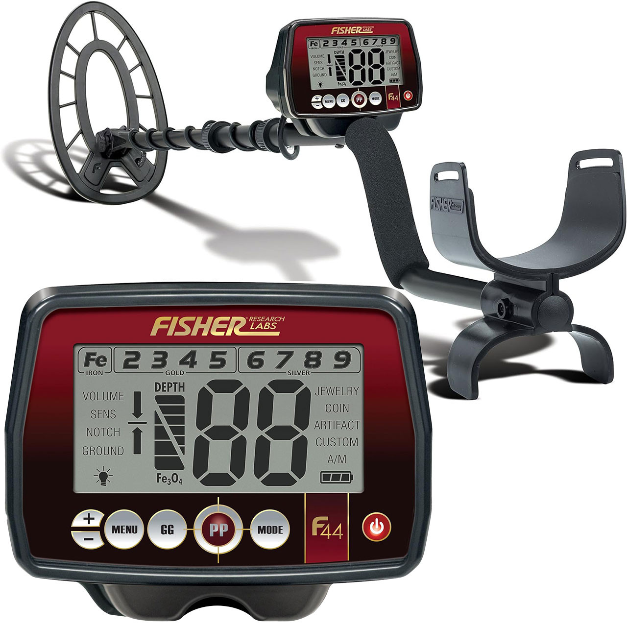 Image of Fisher F44 Weatherproof Metal Detector