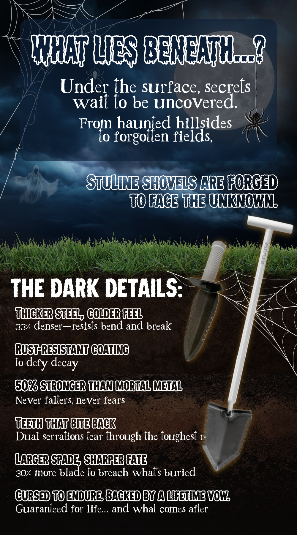 What lies beneath...? Stuline Shovels are forced to face the unknown.