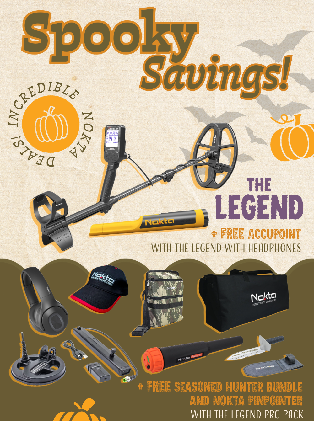 Spooky savings! Incredible nokta savings!