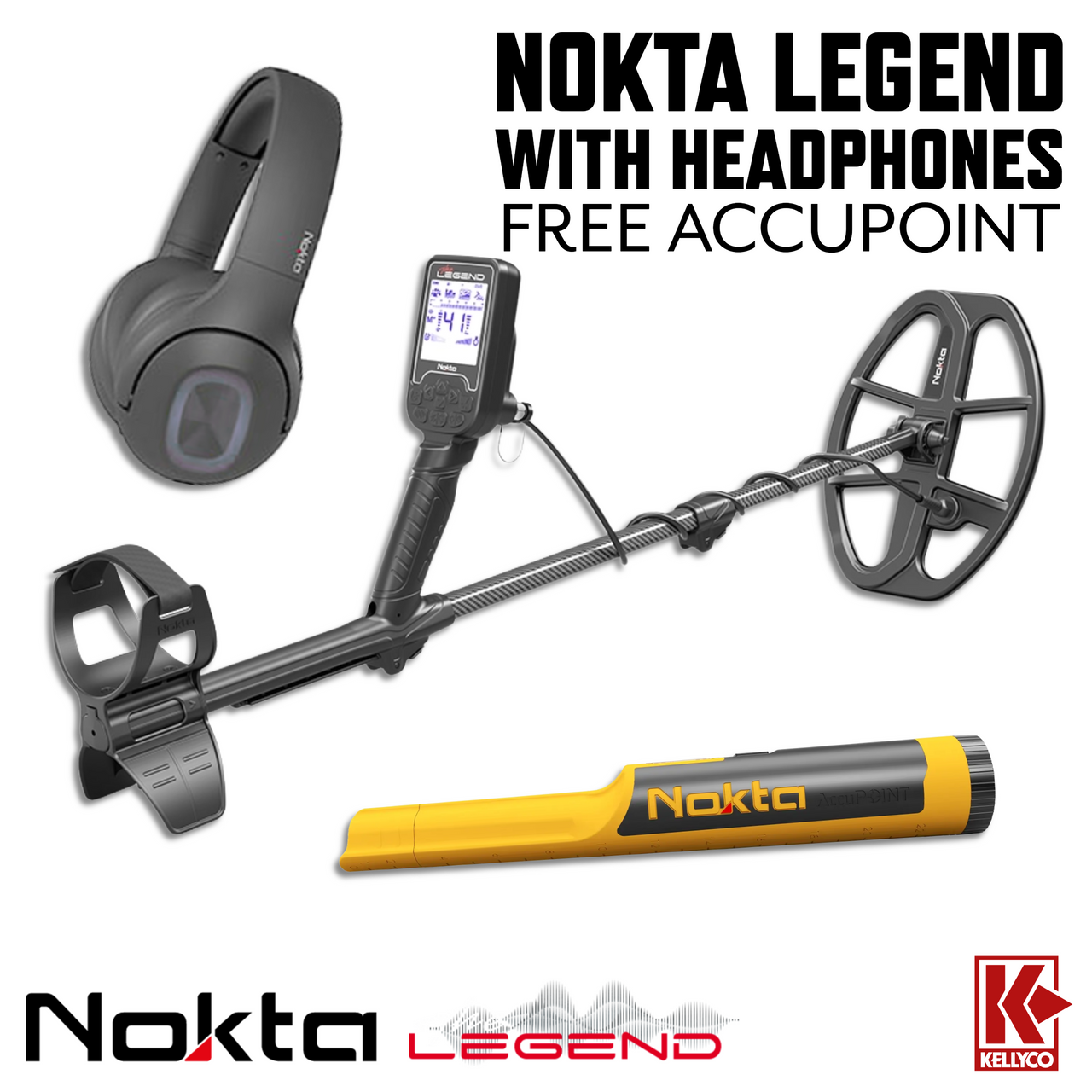Image of Nokta The Legend Metal Detector with Headphones