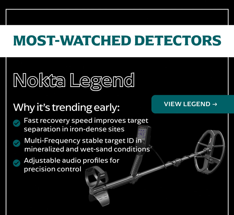 Most Watched Detectors - Nokta Legend