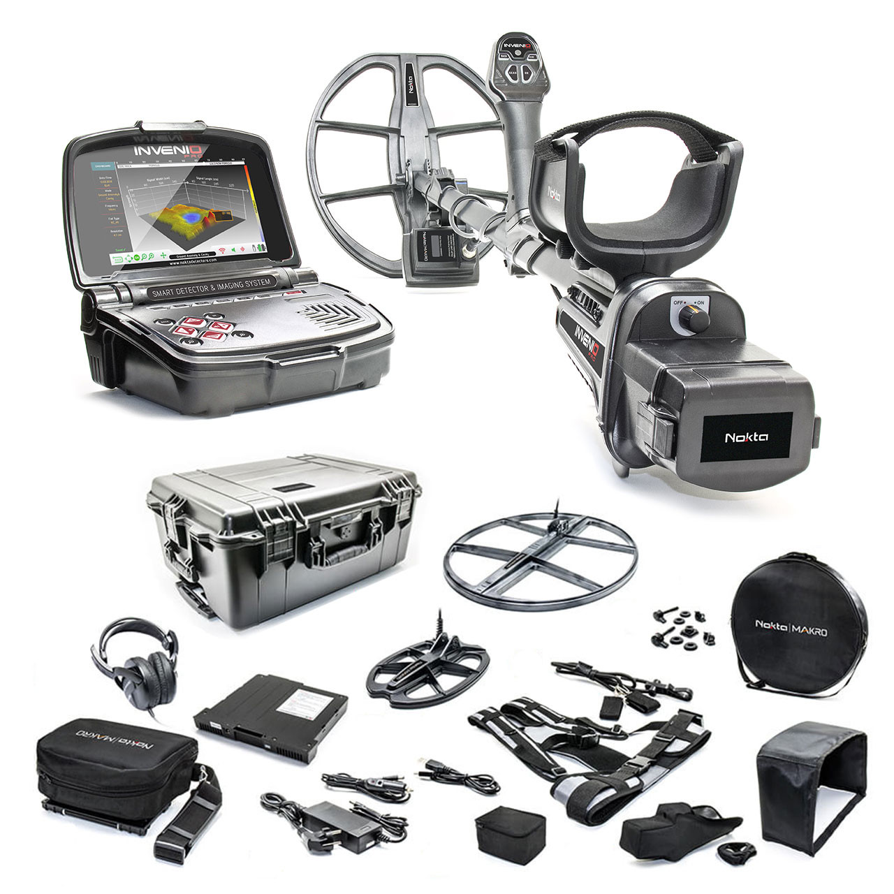 Image of Nokta INVENIO Pro Pack Metal Detector with 3D Imaging