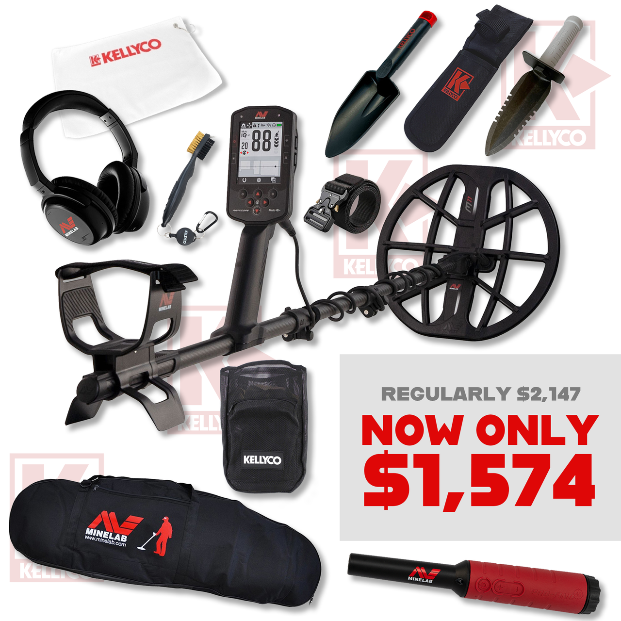 Image of Minelab Manticore Metal Detector Ultimate Bundle
