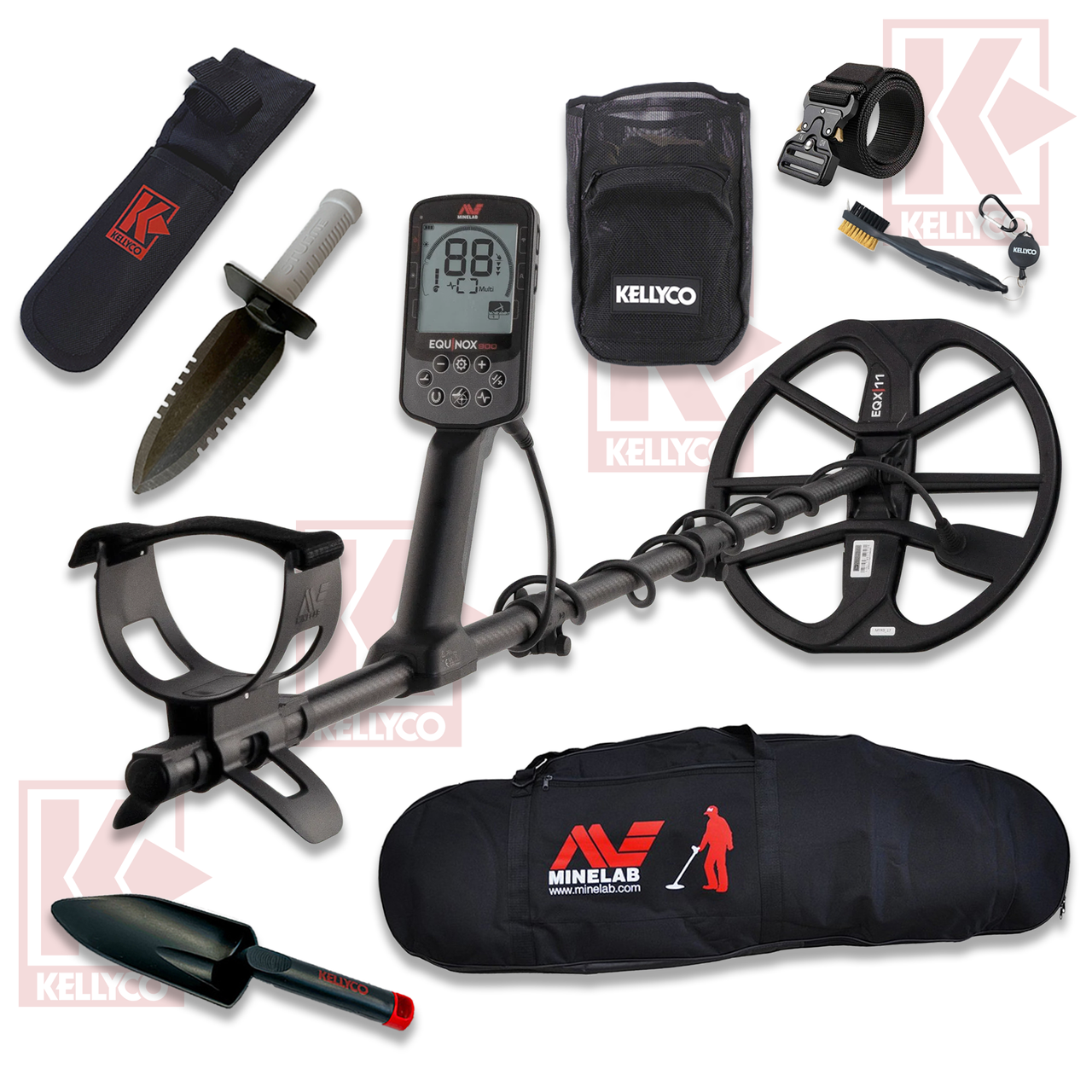 Image of Minelab Equinox 900 Metal Detector Basic Bundle
