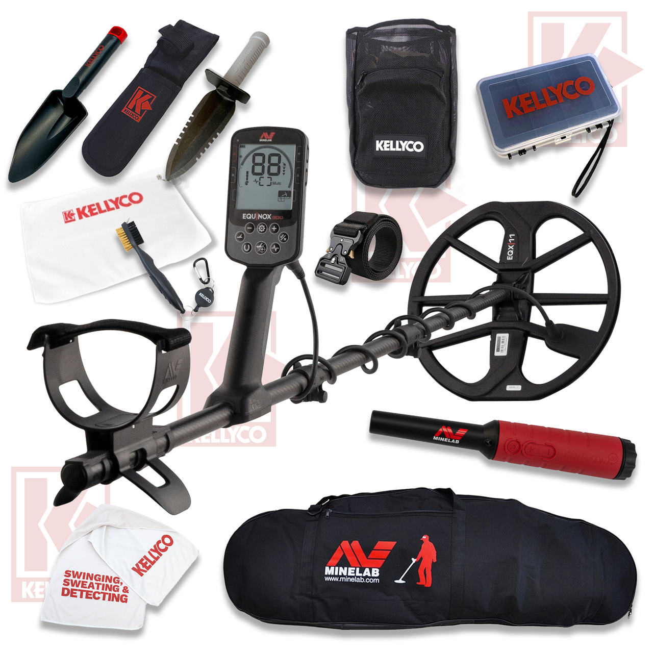 Image of Minelab Equinox 900 Metal Detector Ultimate Bundle