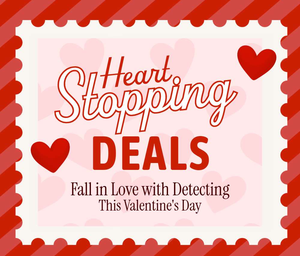 Heart Stopping Deals! Fall in love with detecting this valentine's day!