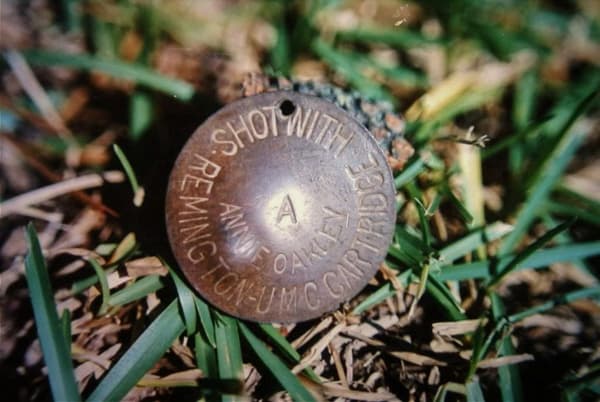 Annie Oakley shooting demonstration disc 