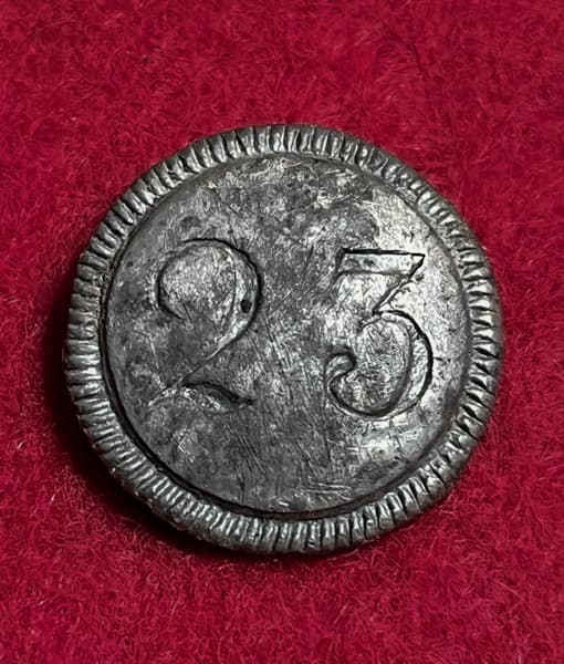 Pewter Revolutionary War button 