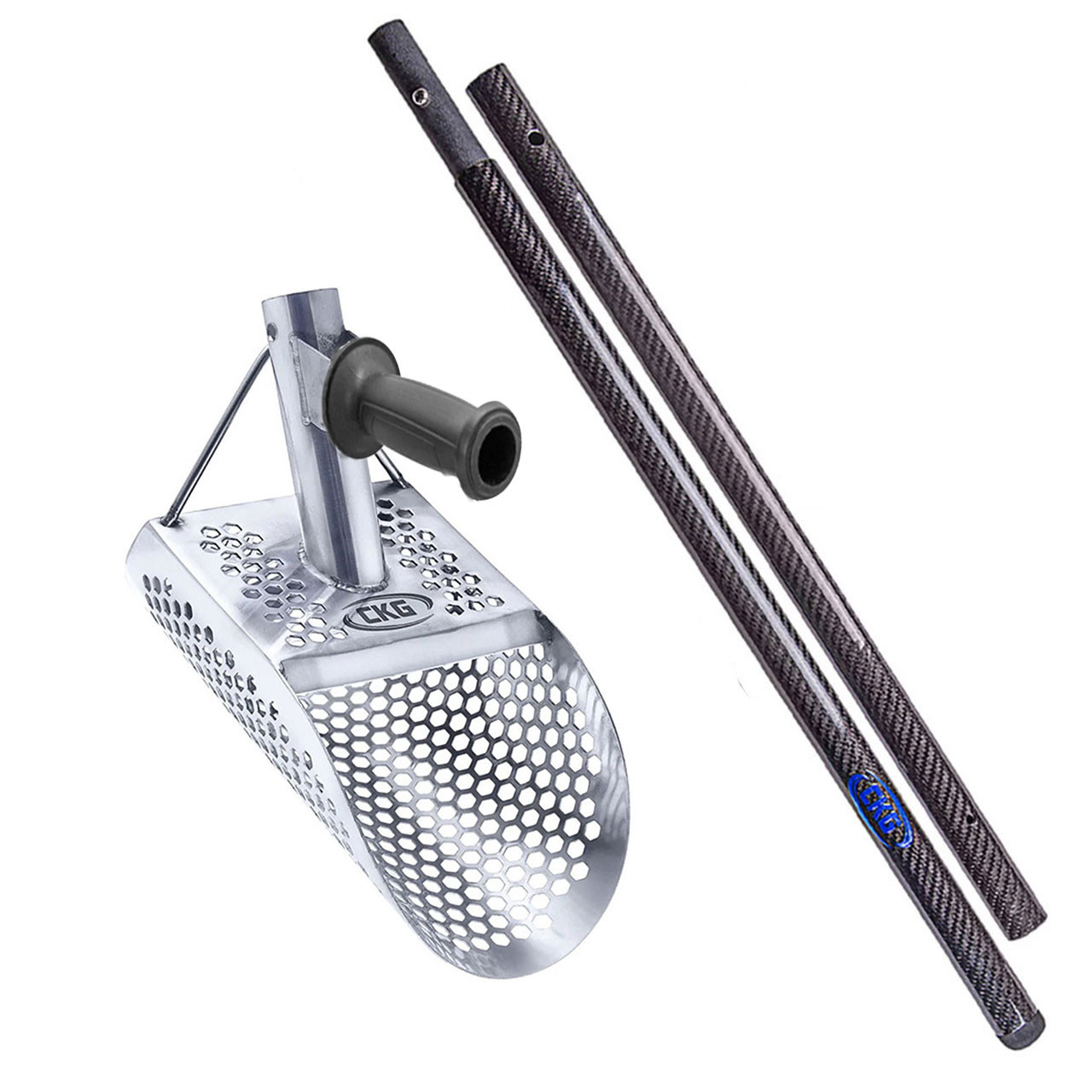 Image of CKG HEX-7 Stainless Steel Sand Scoop and Carbon Fiber Shaft